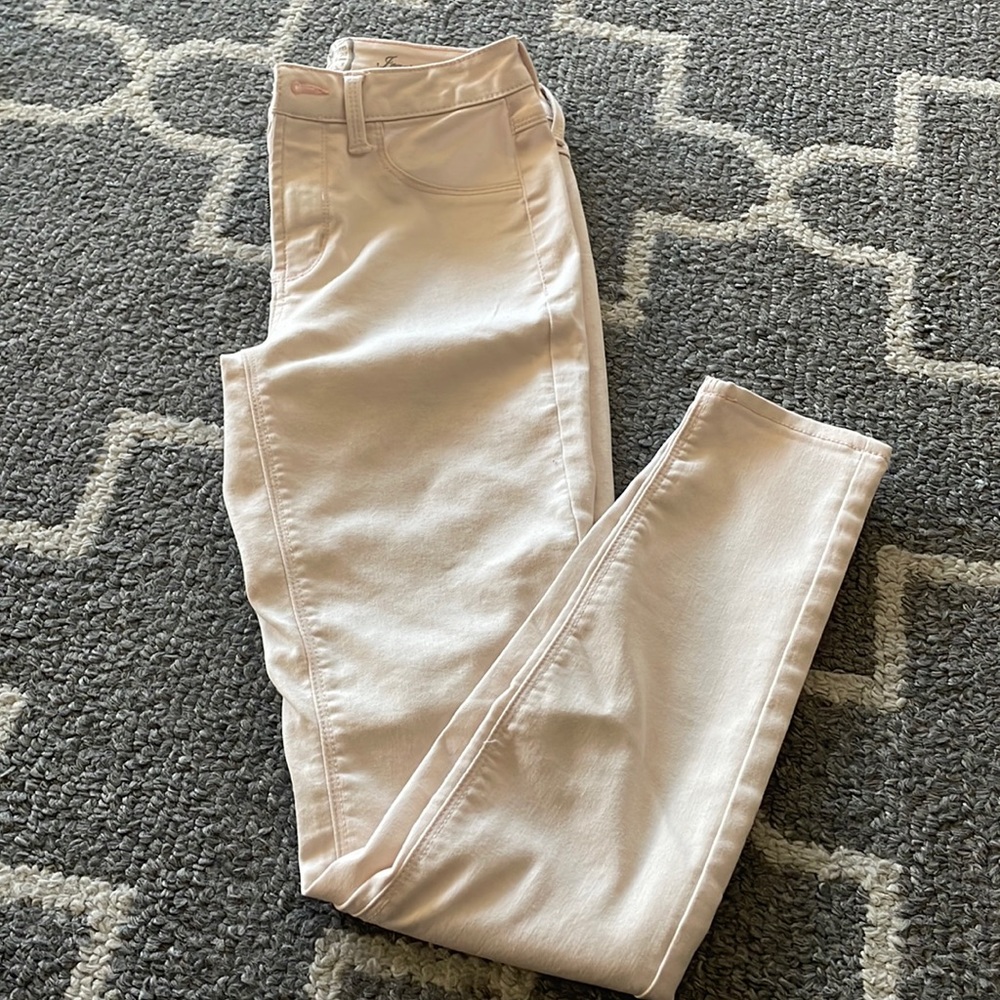 light pale pinks jeggings